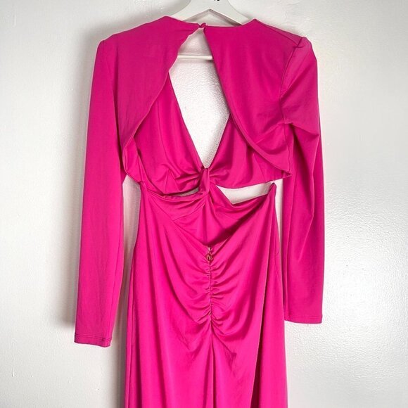 NOOKIE Jewel Gown in Neon Pink Size X-Large - Picture 10 of 15